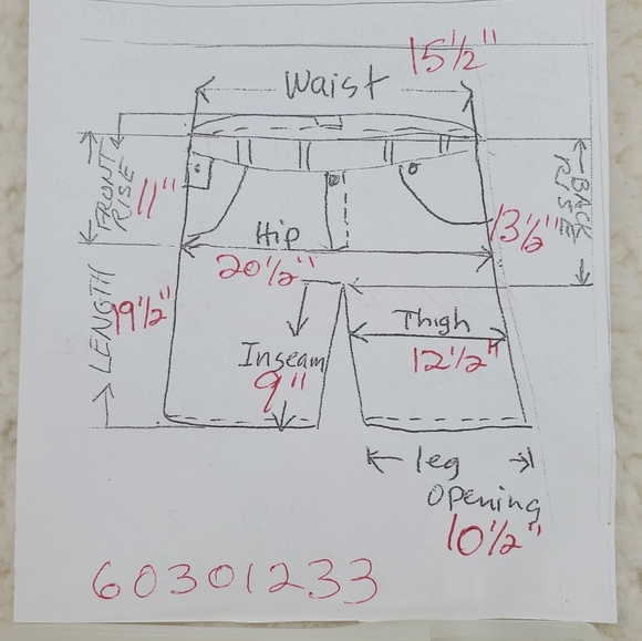 Quicksilver Waterman Secret Seas Beige Shorts Twill Mid Rise Mens 30 (31x9) - Picture 4 of 11